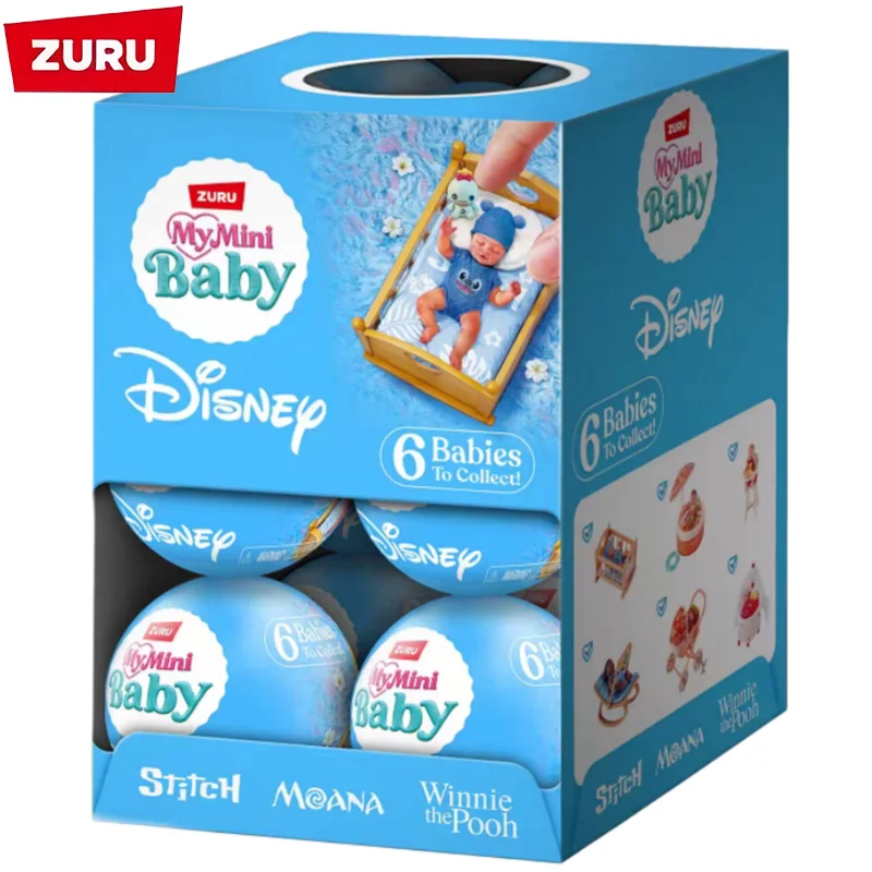 New Original Zuru Baby Ball Special Edition Blue Dollhouse Accessory Blind Capsule Collectible Desk Toy Play Art Pretend Gifts
