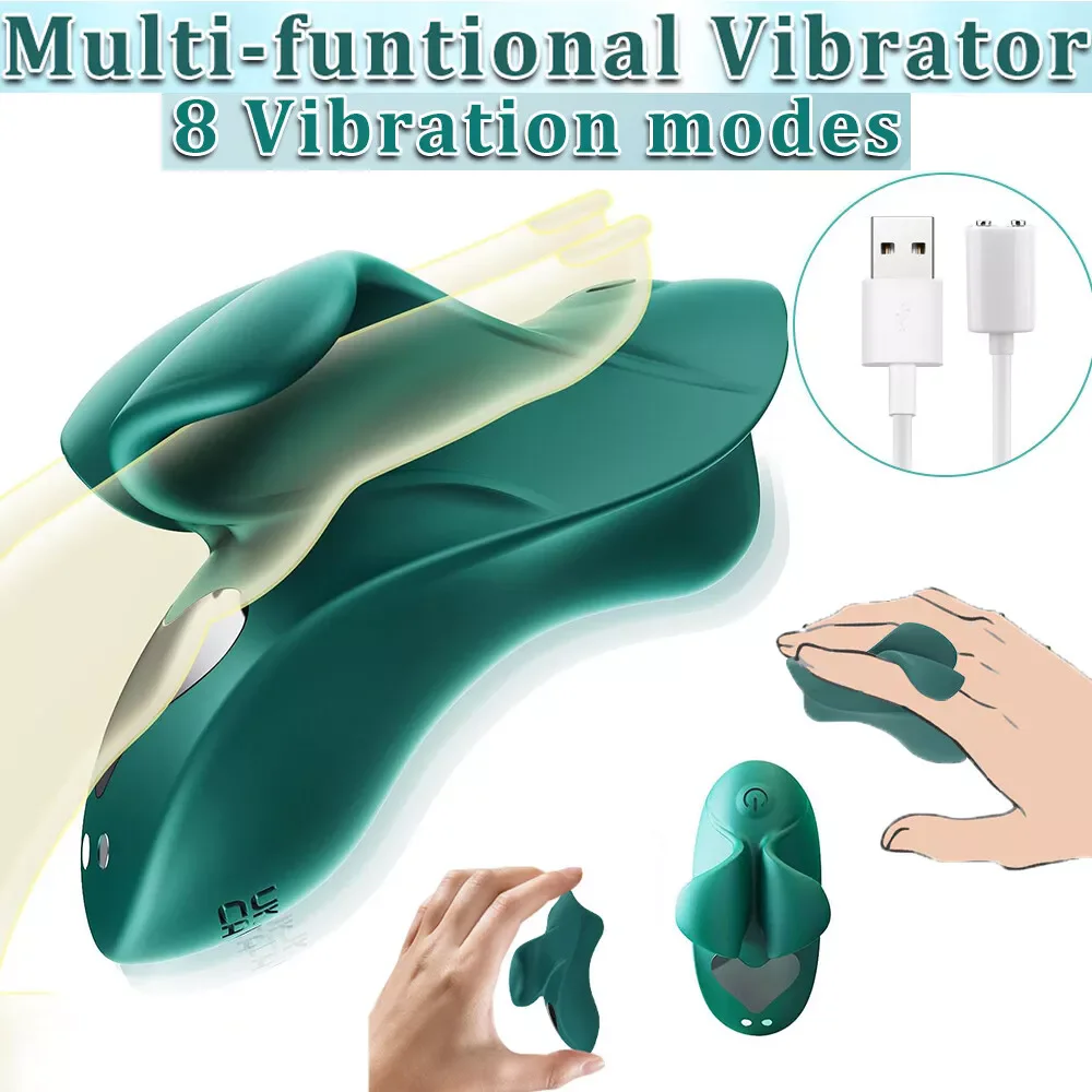Mini vibratore da dito giocattoli adulti del sesso per le donne 9 modalità di vibrazione proiettile capezzolo punto G stimolatore clitorideo coppie adulte piacere