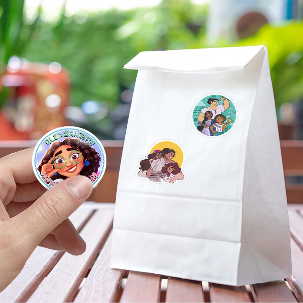 10/30/50/100pcs Disney Cartoon Encanto Graffiti Stickers DIY Laptop Notebook Water Bottle Scrapbook Decoration Sticker Kids Toys