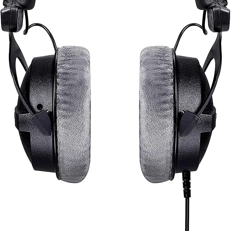 M6CA Soft Flannel Headphone Earpads Compatible with DT990/DT880/DT770 PRO Headphone Thick Cushions Earphone Earpads Ear Pads