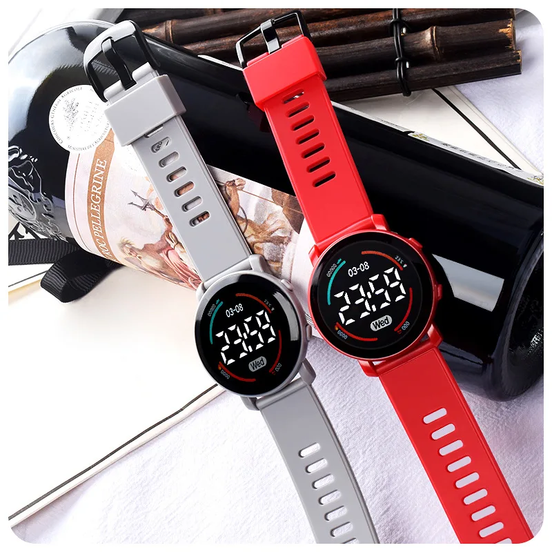 Sport Digitale Uhr für Jungen Mädchen Kinder LED Elektronische Armbanduhr Mode Wasserdichte Sport Uhr Student Kind Uhren Geschenk