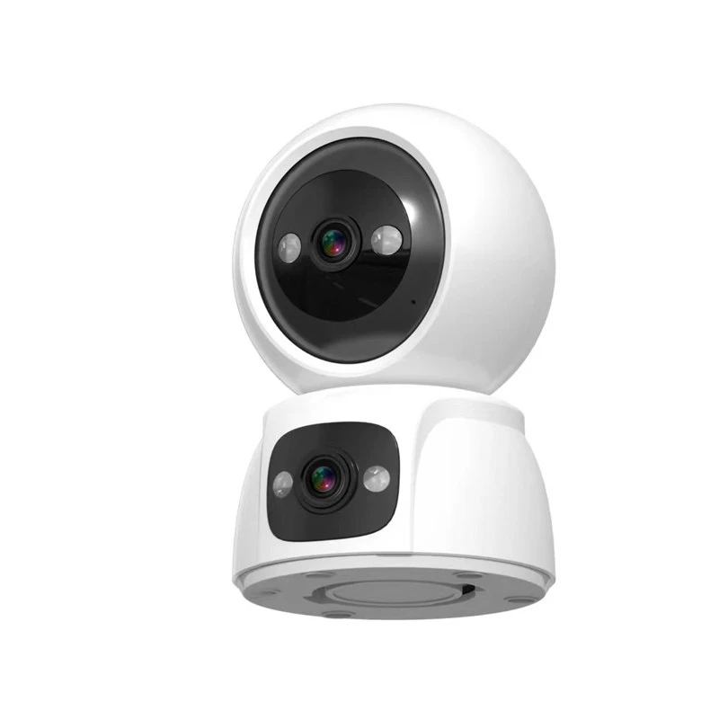 UHD-IP Câmera com Lente Dupla, Detecção Humanoide AI, Home Security CCTV, Monitor de Bebê, Interfone, Full Color, Wi-Fi App, 4MP, UHD