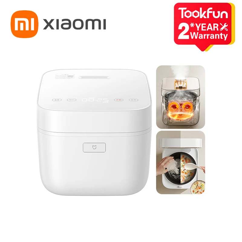 

2024 XIAOMI MIJIA Cook Quickly Rice Cooker 3L/4L Support Pressure Cooker Custom Timed Appointment Food Warmer