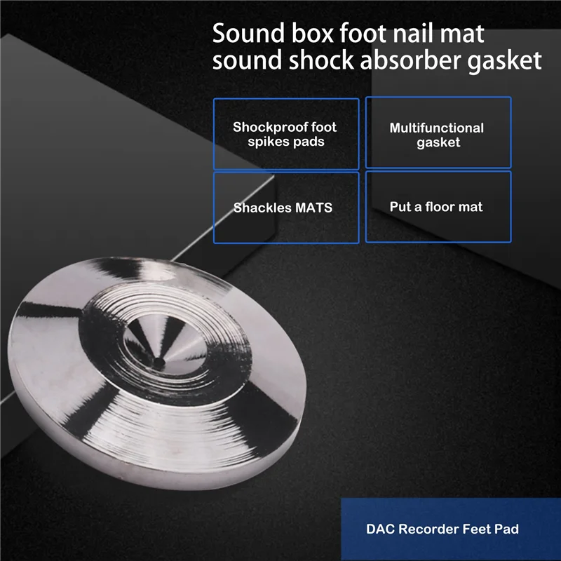 

MSOR 8 шт. металлические противоударные подушечки с шипами для ног, подставки, коврики для динамиков, проигрывателей компакт-дисков, проигрыватель проигрывателей, усилитель ЦАП, рекордер, подушечка для ног