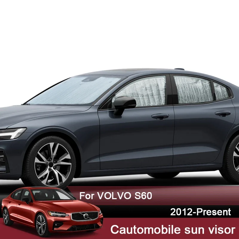 

Автомобильные солнцезащитные козырьки, защита от ультрафиолета для Volvo S60 2012-2025, оконная занавеска, солнцезащитный козырек, крышка лобового стекла, внутренние автоаксессуары