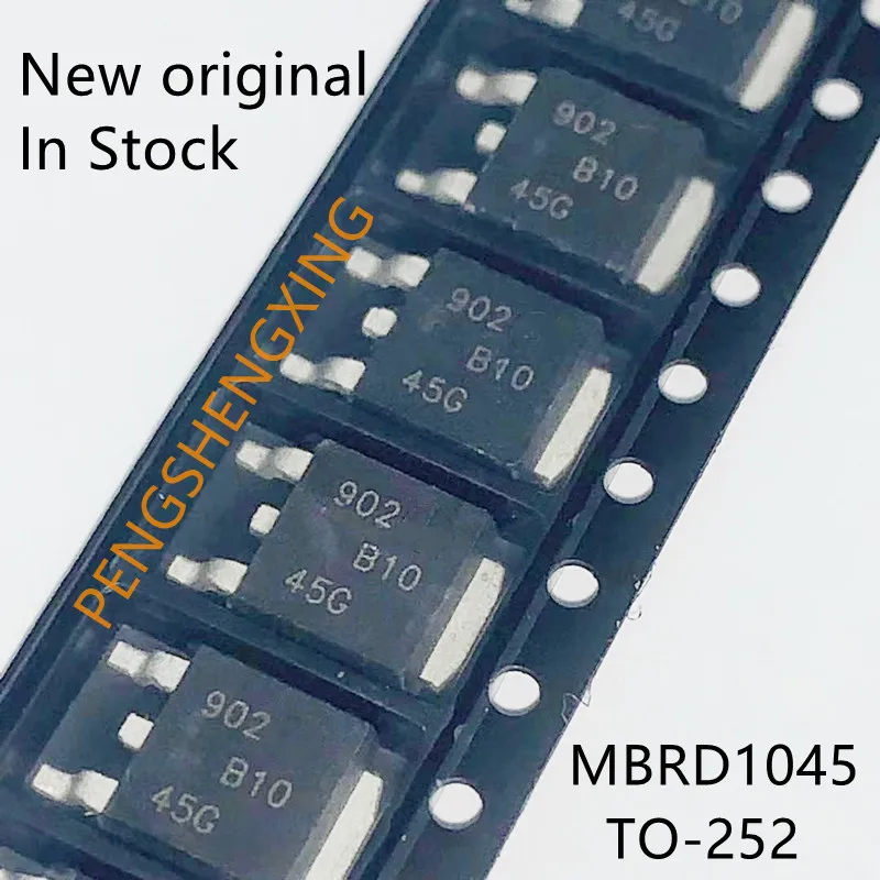 10 قطعة/الوحدة MBRD1045 MBRD1045T4G MBRD1045CT B1045G إلى-252 جديد الأصلي بقعة الساخن بيع