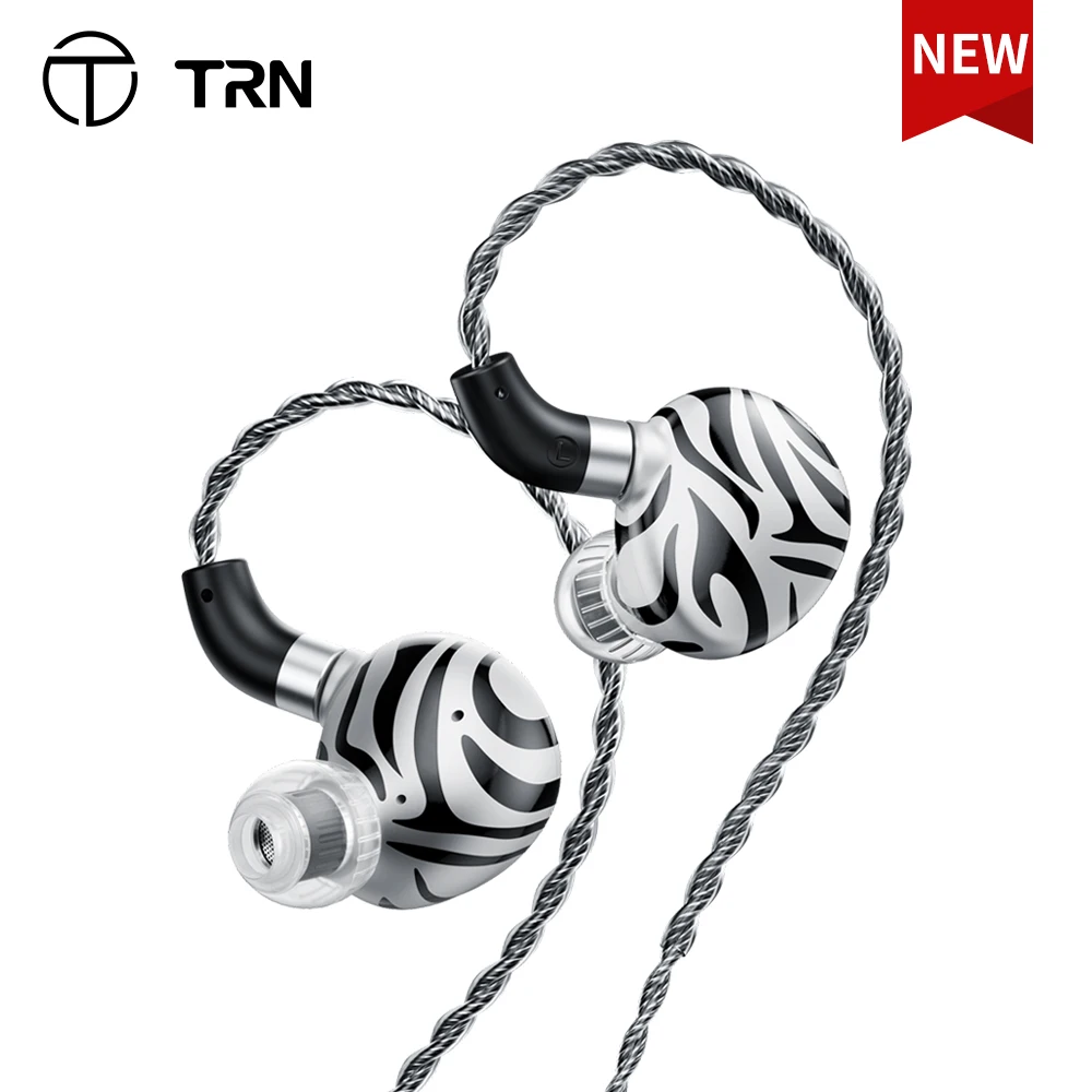 

TRN New White Tiger Hybrid Dual Dynamic Driver + Planar Diaphragm Headphones