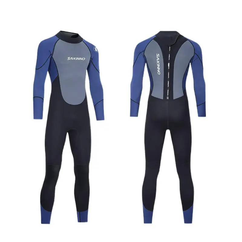 

Men's One-Piece Diving Suit Wholesale Men's Warm Thickened Long Sleeve Diving Suit Swimming Surfing Snorkeling Winter Swimming S