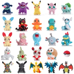 Schattige pokemon pluche speelgoed pikachu rowlet charizard larvitar squirtle slowpoke dratini spinda zacht gevulde pop kids kerstcadeau