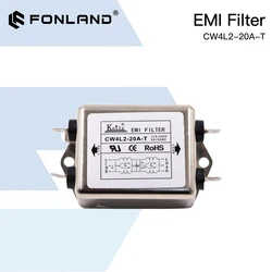 Jednofazowy CW4L2-10A-T AC/250V 20A 50/60HZ OEM wymiana filtra EMI/CW4L2-20A-T