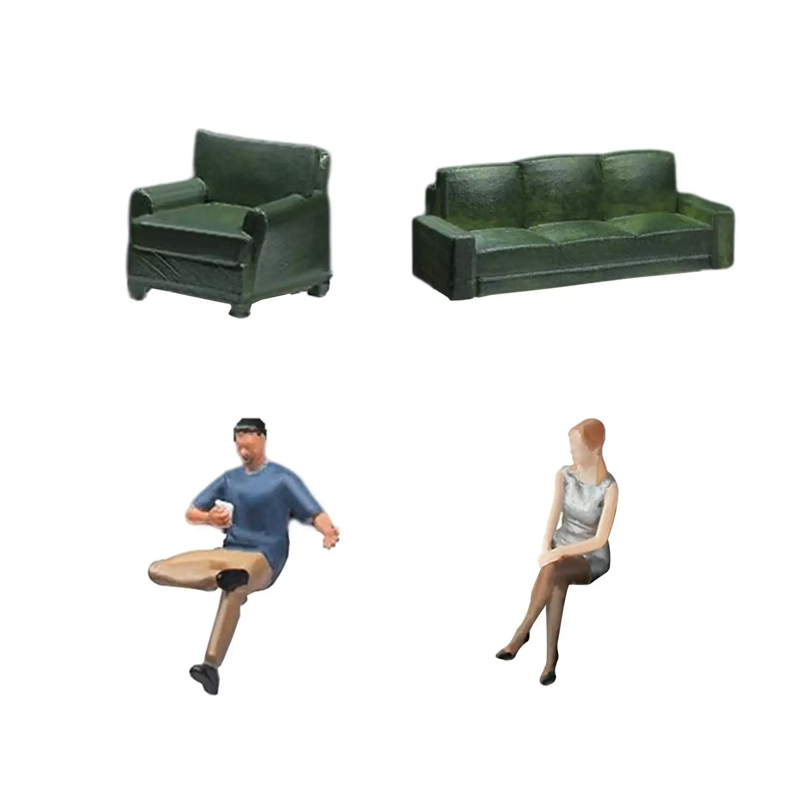 

1: 64 Micro Landscape Miniature Figurines Model Accessory 3D