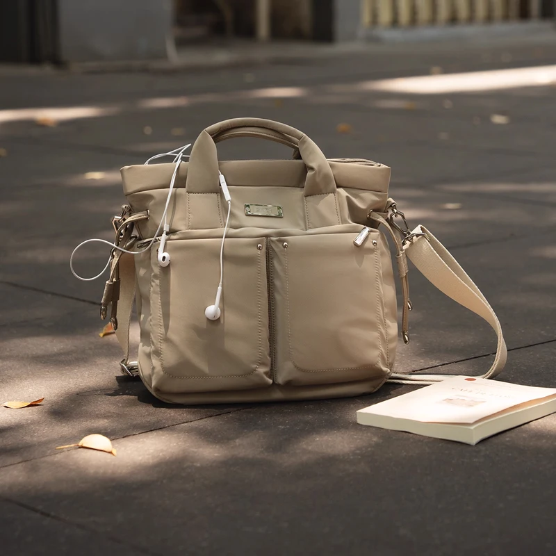 

EPOL Women's Tote Bag Trend 2025 Fashion Tracel Handbags Casual Waterproof Large Capacity Multiple Pockets Shoulder Bags 6116-02