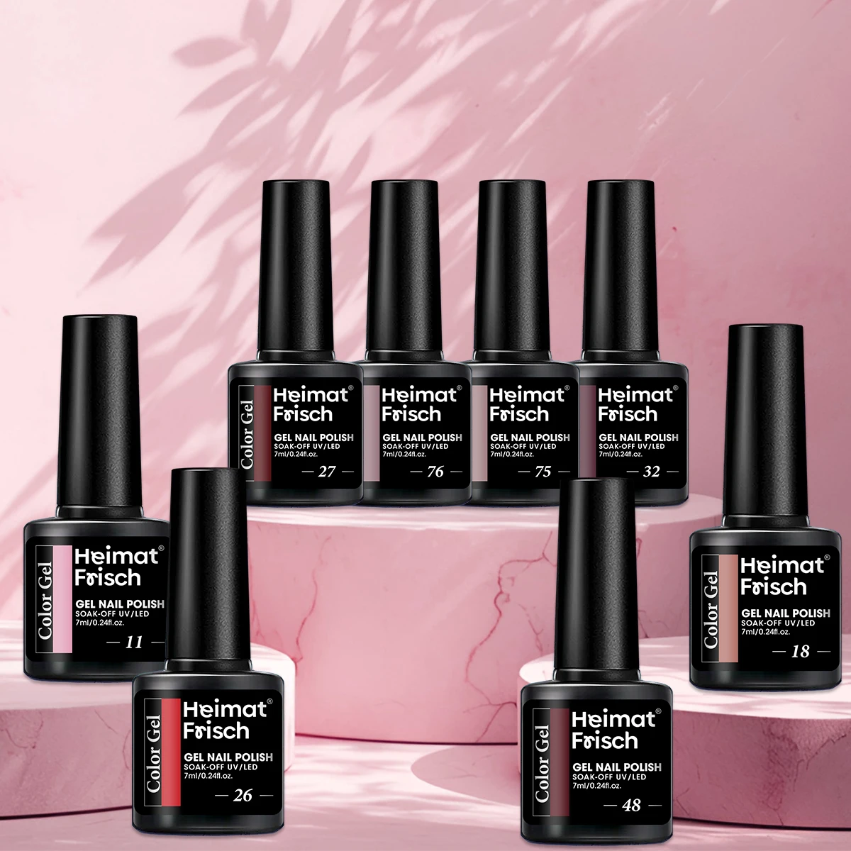 مجموعة طلاء أظافر جديدة لخريف وشتاء مكونة من 8 قطع، خالية من الكحول، جل LED، فن أظافر صالونات التجميل العصرية.