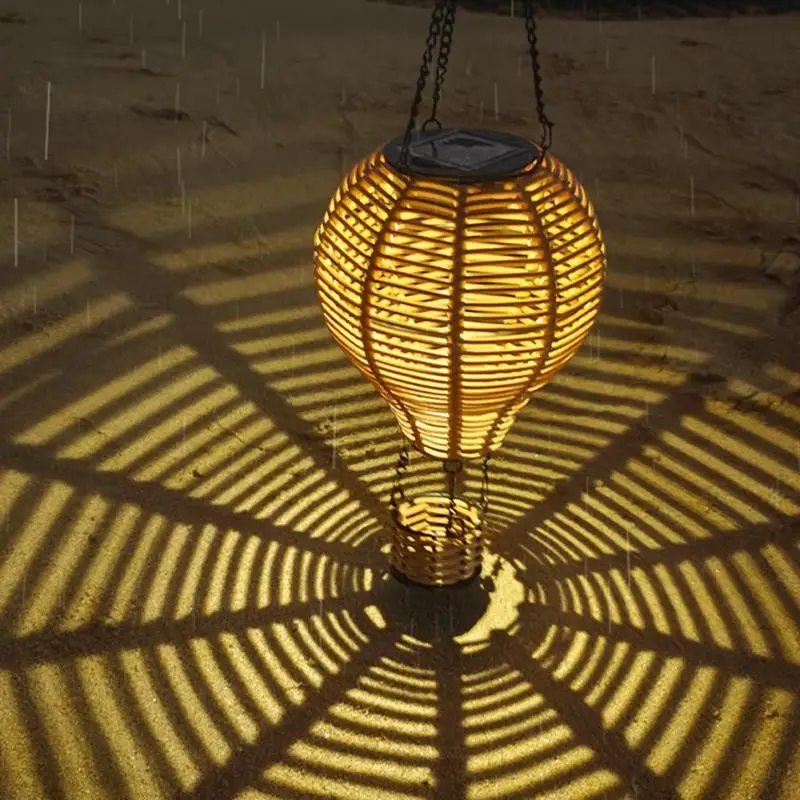 

Солнечная люстра, уличные уличные фонари для крыльца, солнечный дизайн воздушного шара, устойчивый к атмосферным воздействиям, современный яркий светильник, подвесной