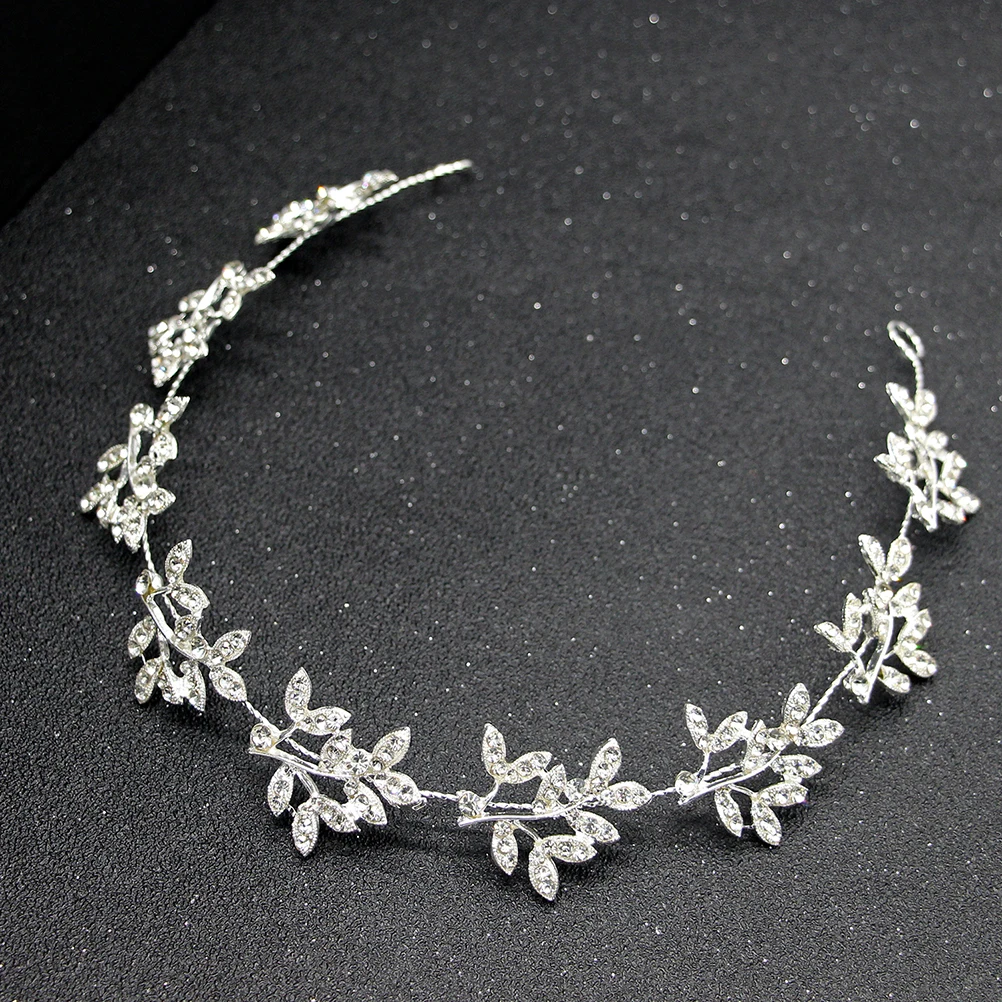 

Wedding Rhinestone Headb Hair Accessories Bridal Headdress Headpiece Elegant Lightweight Comfortable