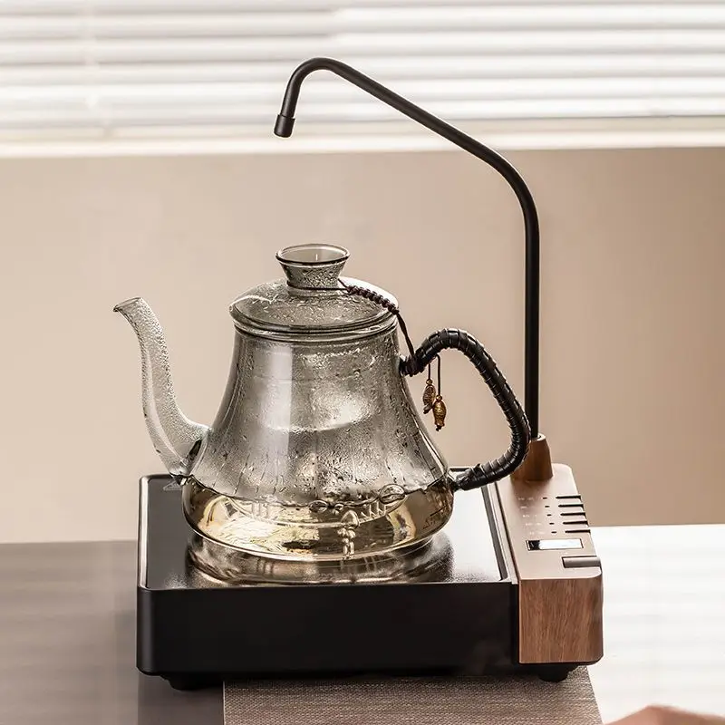 Electric ceramic stove, tea maker, kettle, a complete set of pumped cooking teapot glass tea set in household and indoor. 3