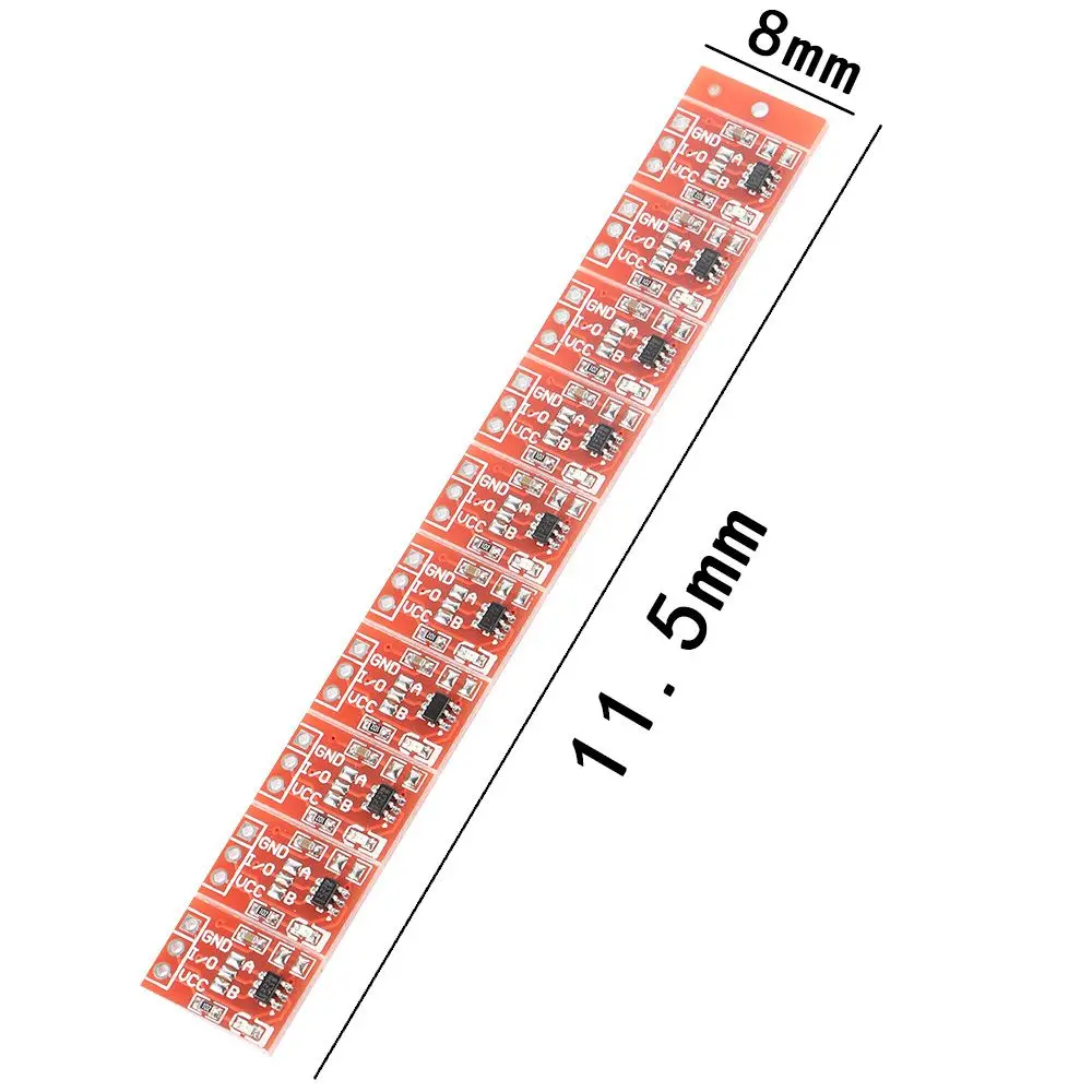 10Pcs TTP223 Touch Key Switch Module Self-Locking/No-Locking Touching Button Capacitive Switches Touch Switch