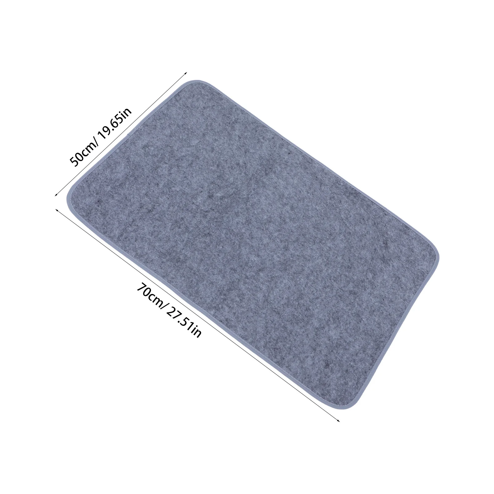 70x50cm Painting Felt Pad Smooth Stable Desk Mat for Calligraphy Brush Writing Art Craft Thickened Protective Surface