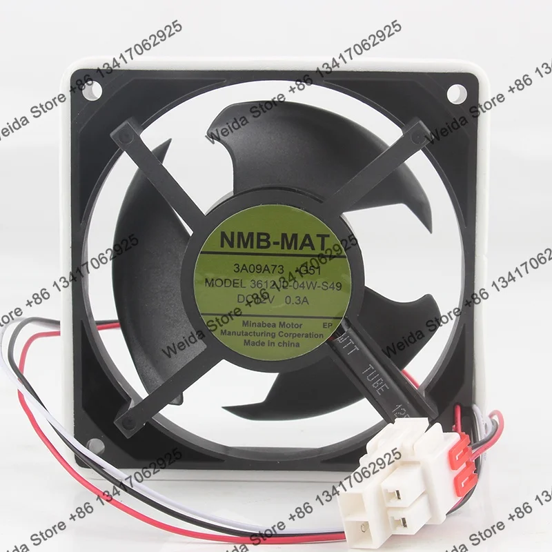 original NMB 92X92X30MM cooling fan 24V 48V DC12V 0.3A AC EC 9230 9.2CM suitable for Samsung refrigerator freezer 3612JL-04W-S49