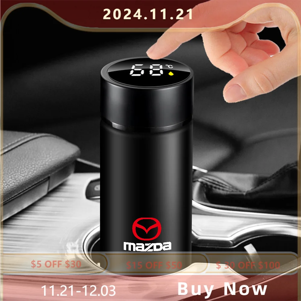 1 шт., автомобильный умный термос для Mazda 6 MS Axela CX5 CX30 CX9 Atenza Demio RX7 MX5 CX7 RX8