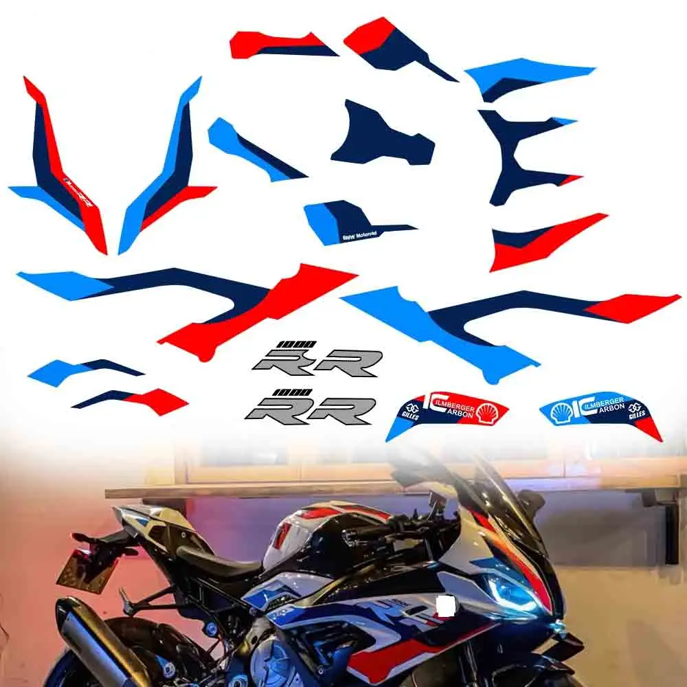 

For BMW M1000RR S1000RR 2019 2020 2021 2022 2023 Motorcycle Body Stickers Protector Decals