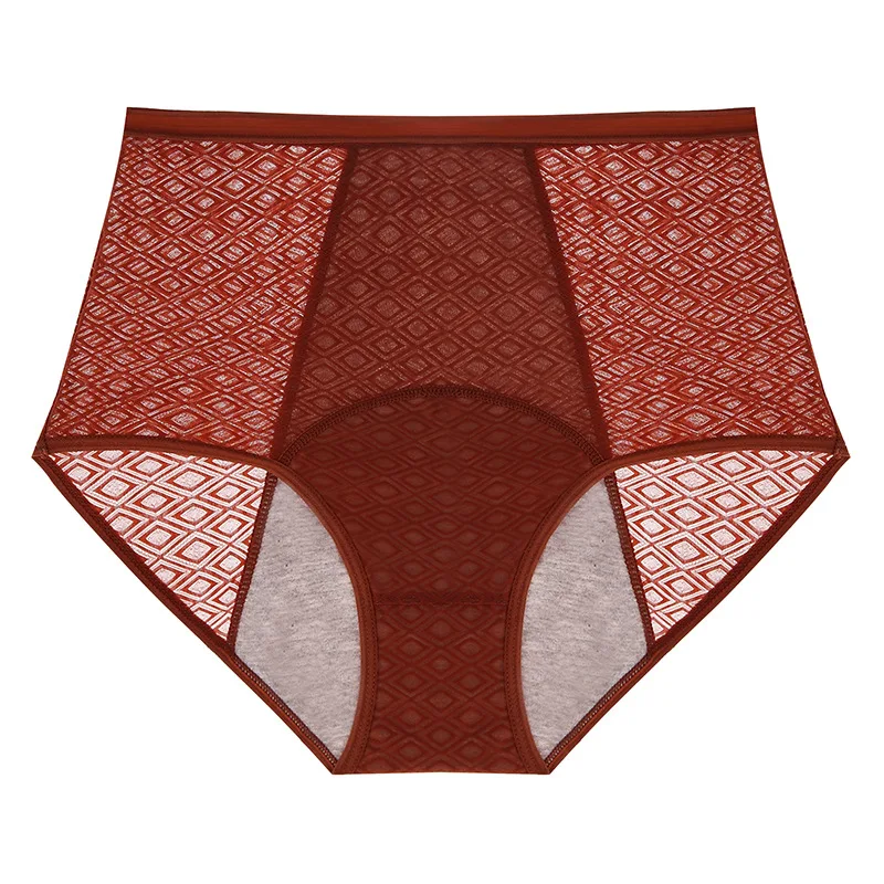 【3 pièces】 lingerie féminine sexy femmes sous-vêtements période sous-vêtements mince été femme culotte taille haute femme culotte 2025 tendance