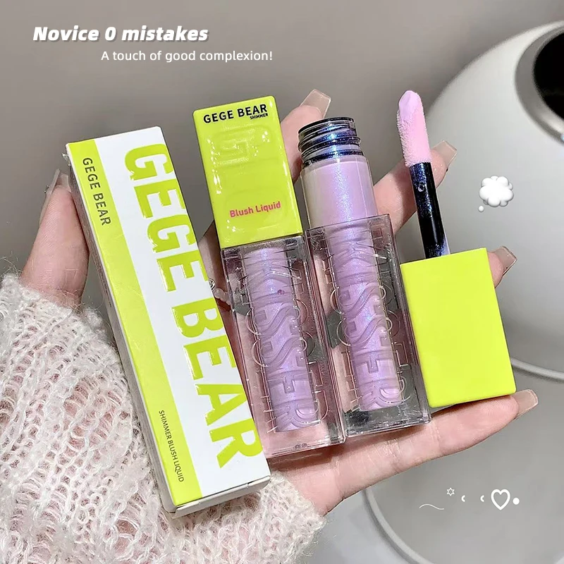 Gege Bear Blush Flüssiges, feuchtigkeitsspendendes und zartes Make-up, dauerhaftes natürliches Wasser, helles Hautrouge