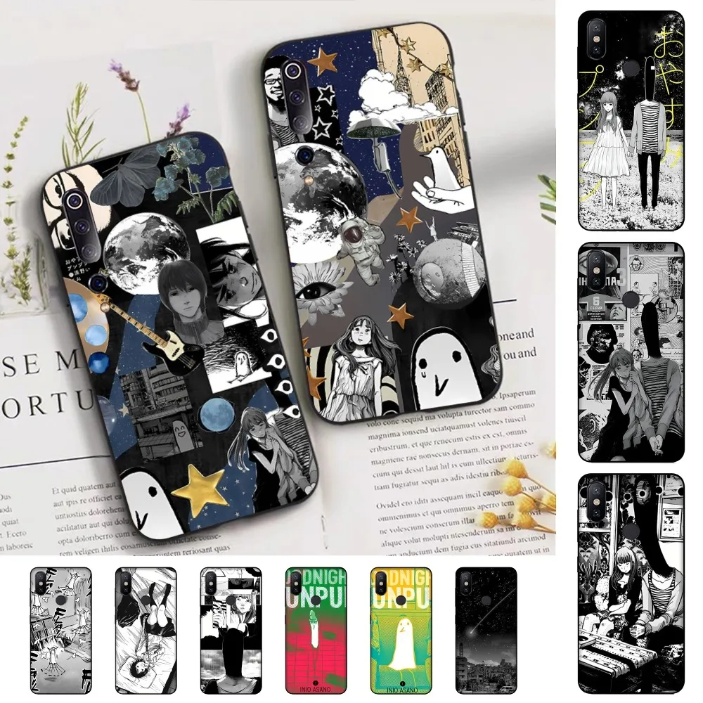 Goodnight punpun Phone Case For Xiaomi Mi 5X 8 9 10 11 12 lite pro 10T PocoX3pro PocoM3 Note 10 pro lite