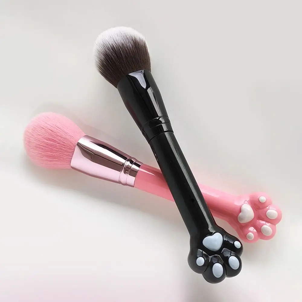 Durable Cute Cat Claw Makeup Brushes Soft Bristle Multi-purpose Foundation Brush Multifunction Portable Cosmetics Tool Girl