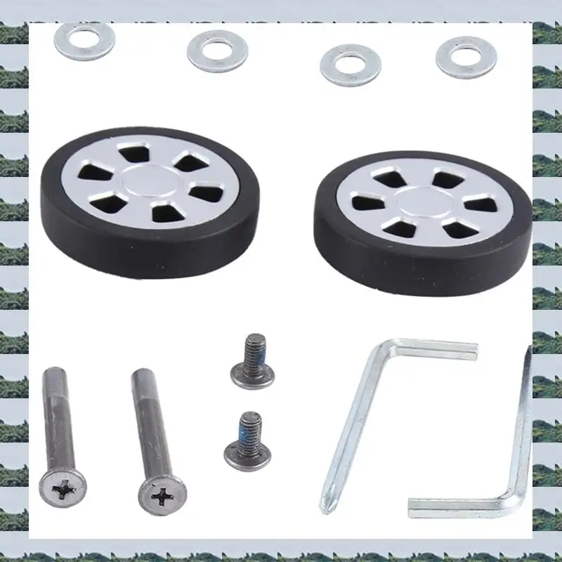 

ABQR 55X13mm Set Of 4 Luggage Wheel Suitcase Replacement Wheels,Luggage Suitcase PU Swivel Caster Wheels Bearings Repair Kita