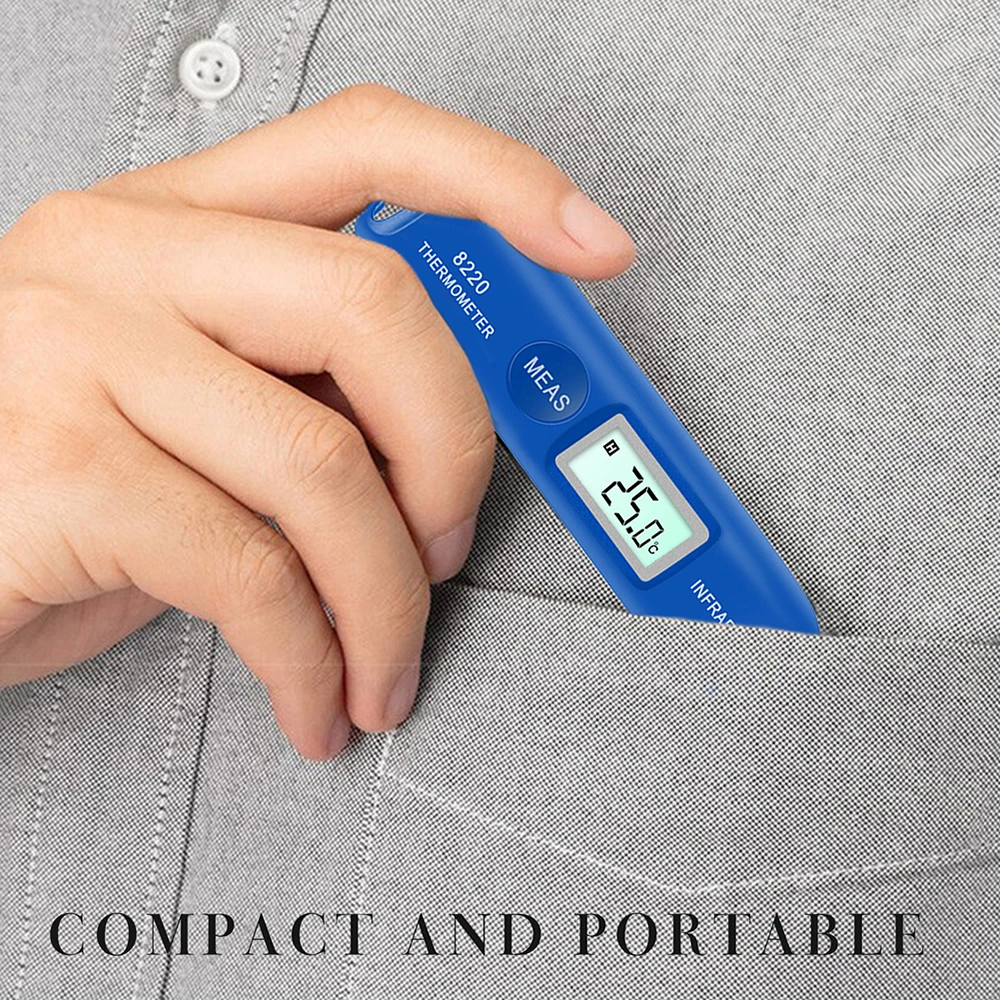 IR Laser Temp Industrial Pyrometer 8220 Non-Contact -50~220°C Mini Digital Infrared Thermometer For Kitchen BBQ Frying Cooking