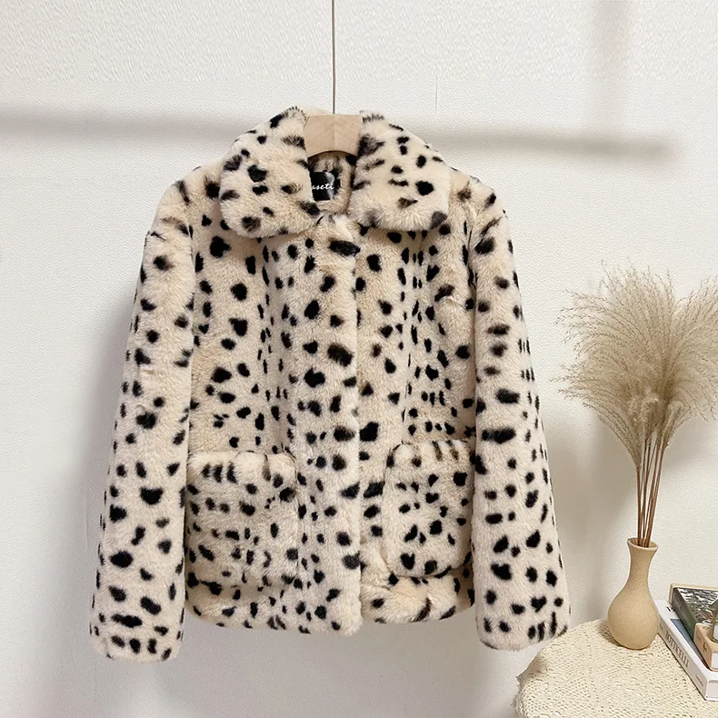 2022 Women Winter Coat Long Sleeve Stand Collar Furry Warm Long Jacket Coat Casaco Feminino Women Thick Coat