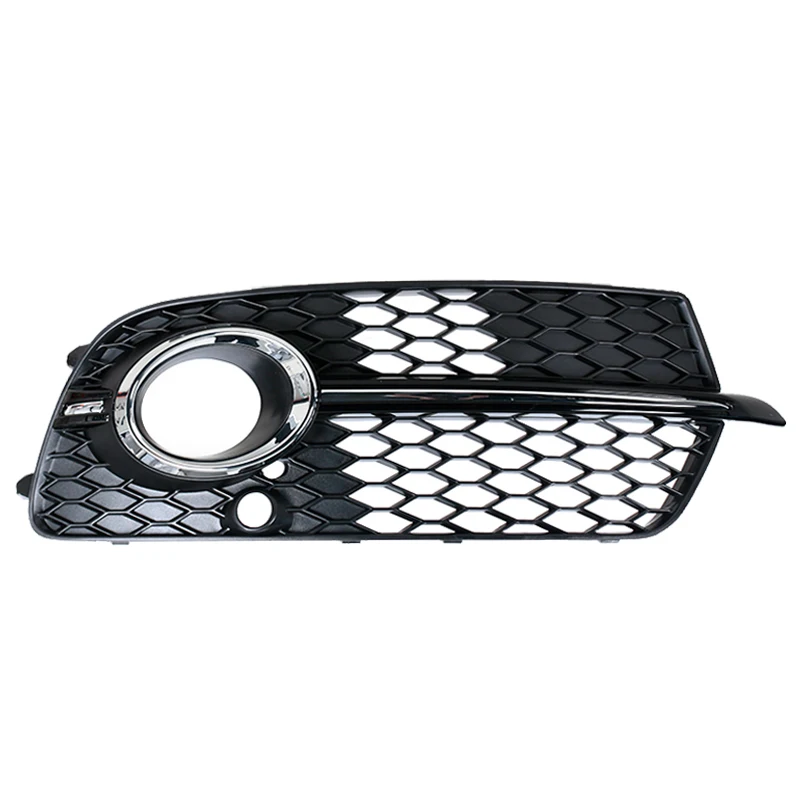 Car Front Bumper Side Fog Light Grill Mesh Honeycomb For Audi Q5 Sport S-line 2013 2014 2015 2016 2017 8RO807681S 8RO807682M