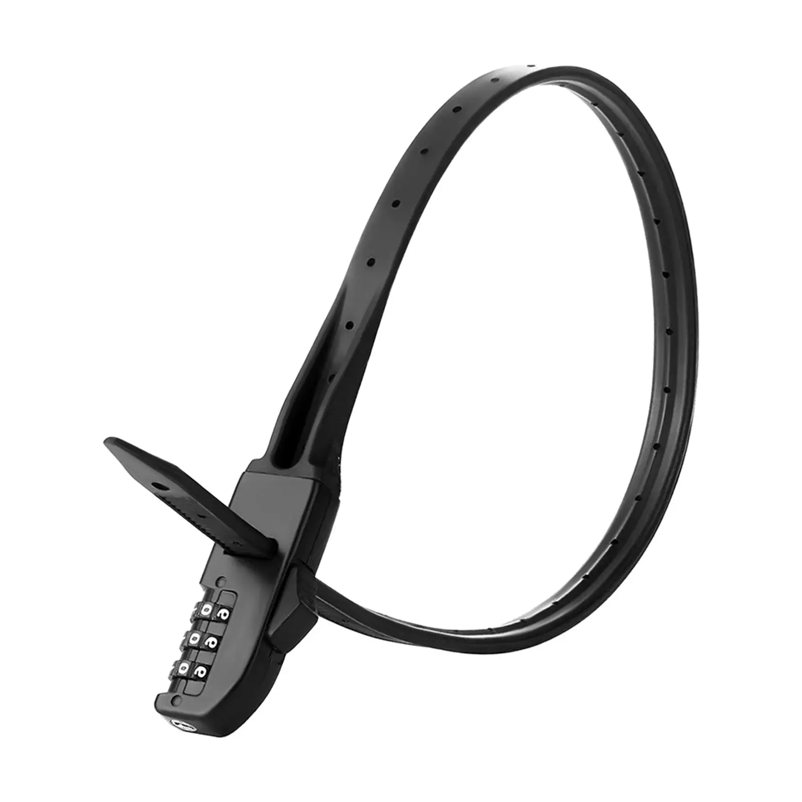 

Bicycle Lock 3 Digit Combination Bike Lock Portable Sturdy Resettable Bike Cable Lock Zip Tie Lock for Skateboard