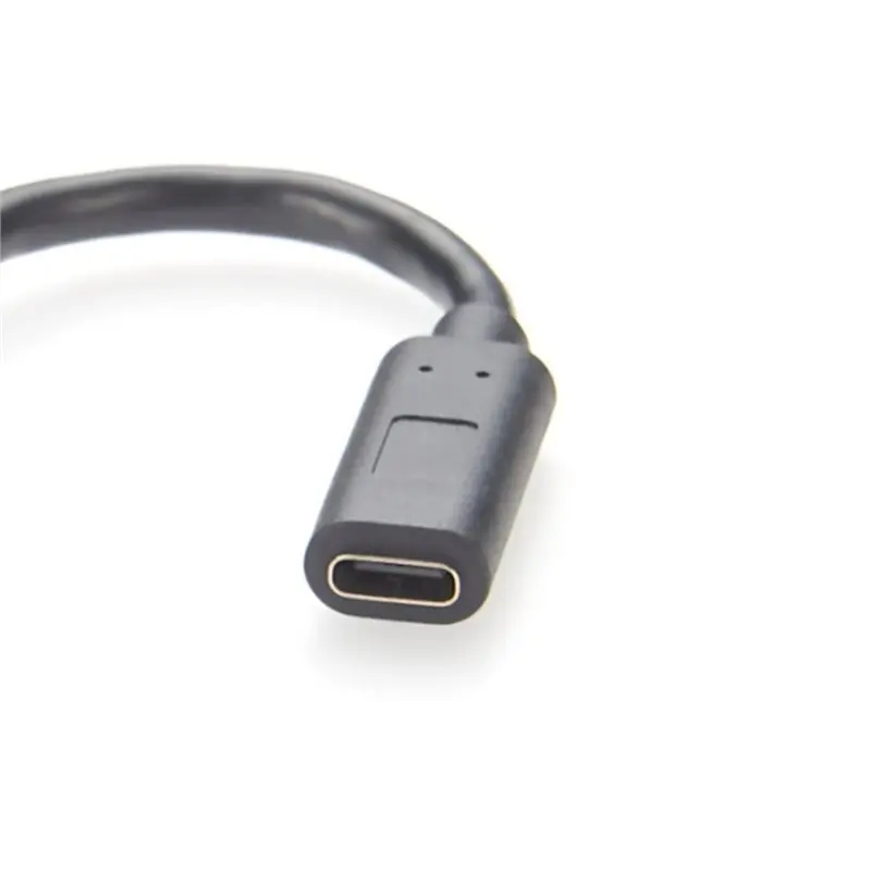 A42Z-10Gbps USB C Panel Mount Adapter USB3.1 Type C Female To Female Cable D-Typel/XLR Panel Mount USB C Extension Cable 20Cm - view 3