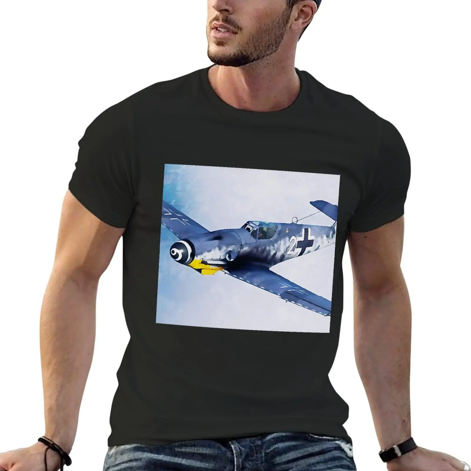 

Messerschmitt BF 109K4 T-Shirt anime essential t shirt new edition rapper graphic tees oversized t shirts for men