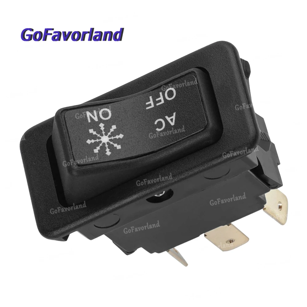 

CloudFireGlory Air Condition Rocker Switch Black Plastic 577.75608 8320001000 832-0001-000For Peterbilt
