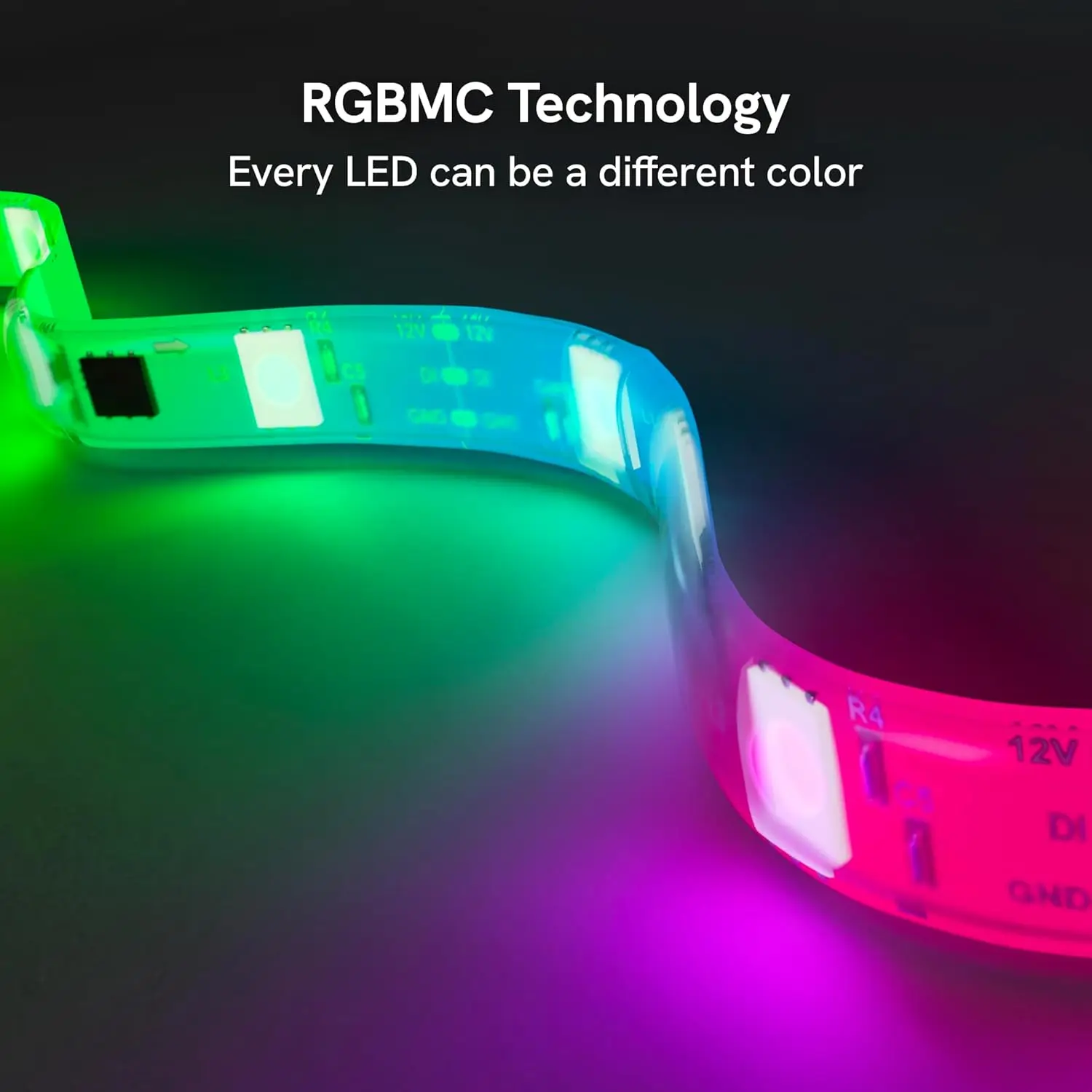 إضاءة خلفية للتلفاز LED تعتمد على الكاميرا لشاشات 55-65 بوصة، ومزامنة الألوان في الوقت الحقيقي، والتحكم الصوتي والتطبيقات