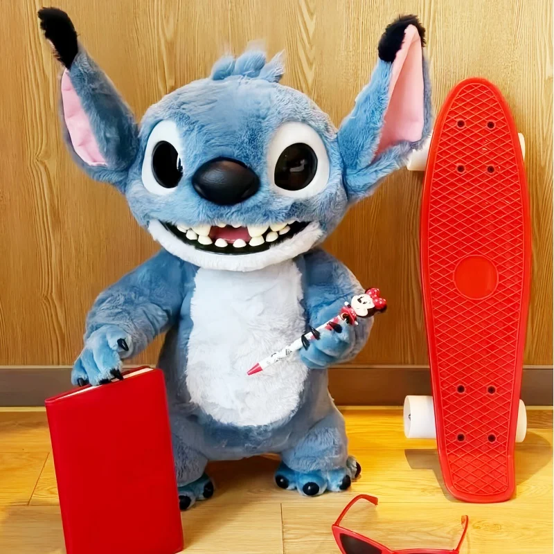 

Hot Genuine Disney 16/28cm Stitch Figure Doll Kawaii Anime Stitch Backpack Pendant Doll Stuffed Plushine Keychain Toy Gift