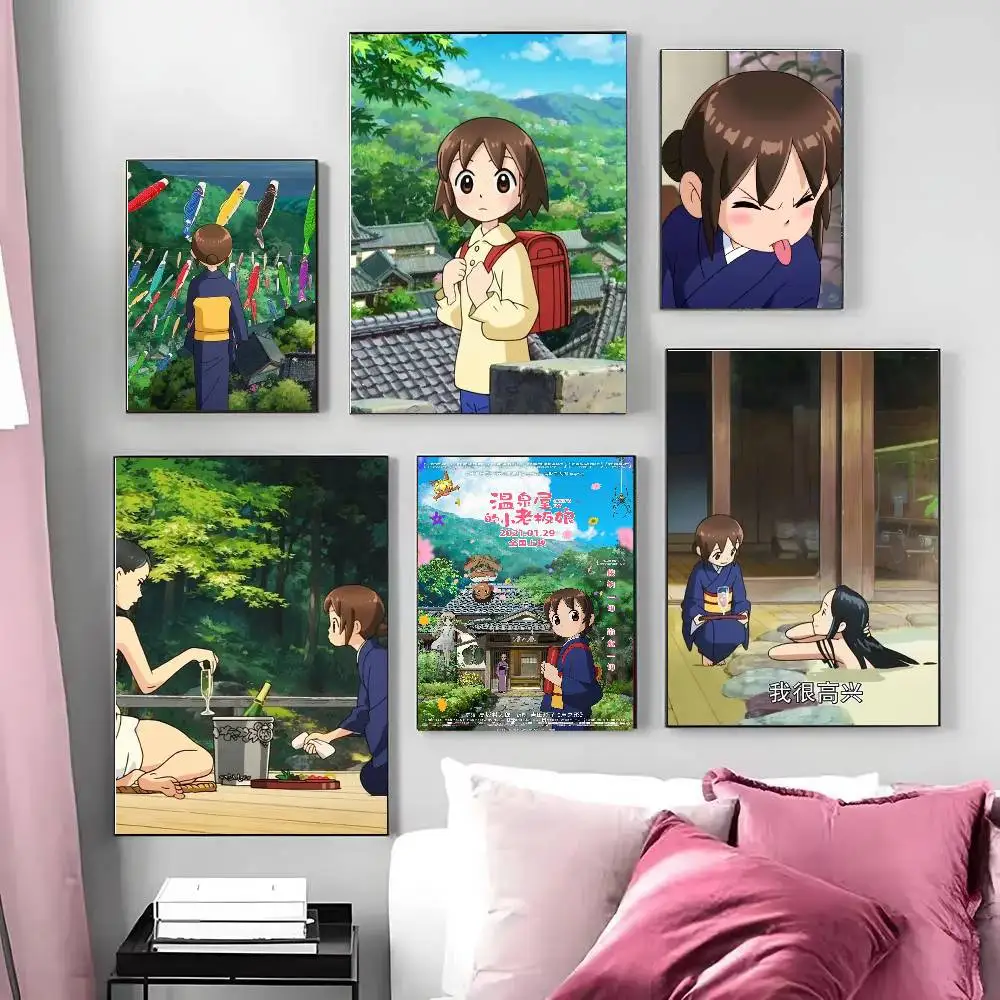 The Young Innkeeper Is A Grade Schooler Posters Living Room Bar Cafe Quality Canvas Vintage Style Comics Painting Art Home Wall