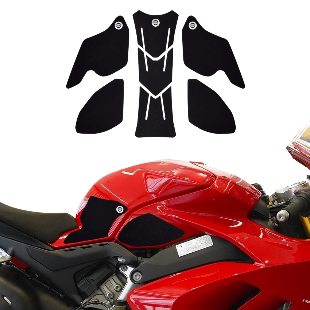 for Ducati V4 V4S V4R 2017-2022 fishbone sticker body protection motorcycle fuel tank sticker 3