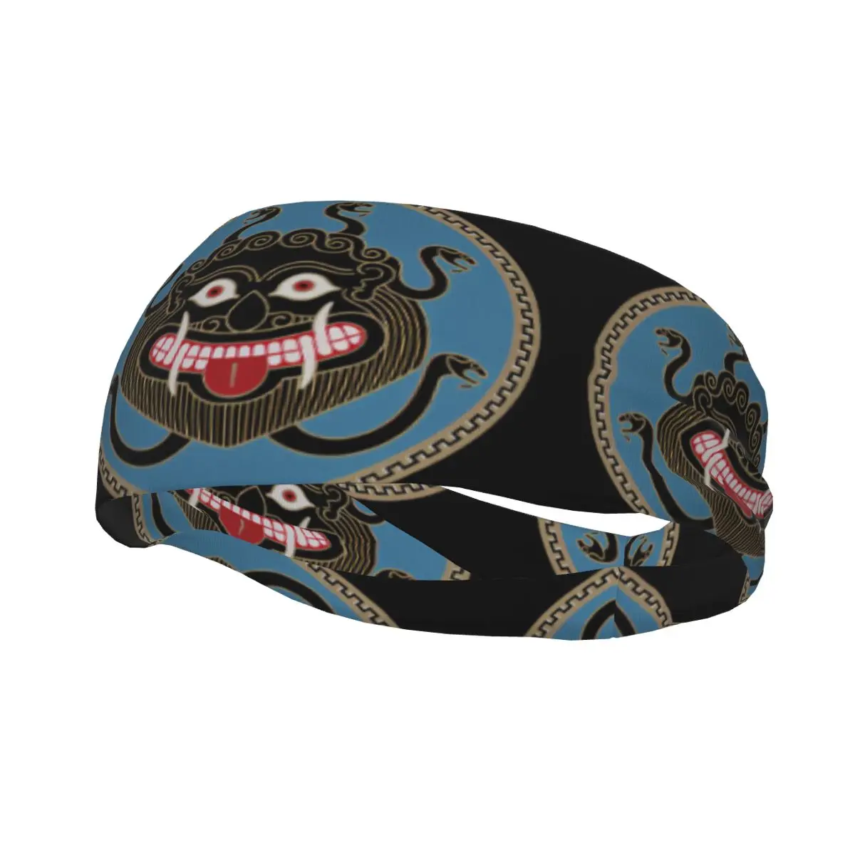 

Sports Sweatband Breathable Headband Sweat Hair Head Band Ancient Greece Head Of Medusa Gorgon Yoga Headband
