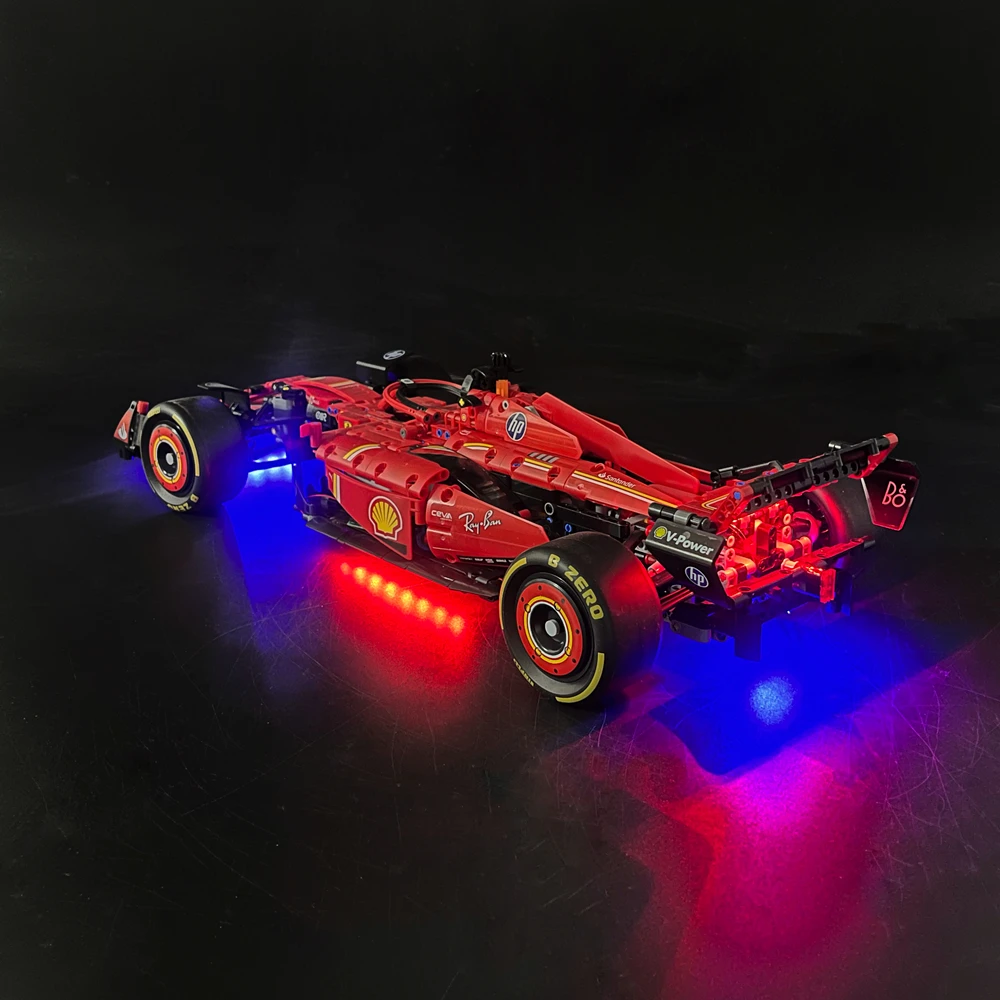BYB LED-Beleuchtungsset für 42207 Ferra-ri SF-24 F1 Race Fernbedienung (Modell nicht im Lieferumfang enthalten)