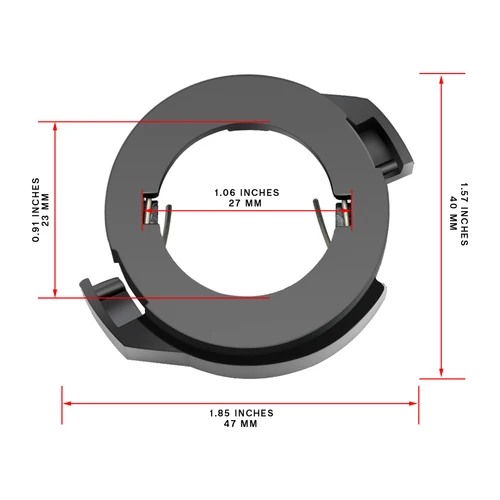 Imagen 2 del producto 2x para Peugeot Rifter 2018-2023 H7 Led HID bombillas de faro Base adaptadores soportes retenedores enchufe H7 soportes de Clip de faro