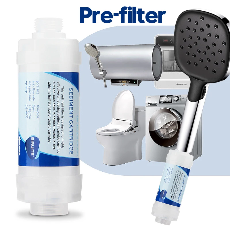 Universal Pre-filter Replacement ,Shower Filter Replacement,Water Softener,Soft& Improve Hair/ Skin Chlorine Removal