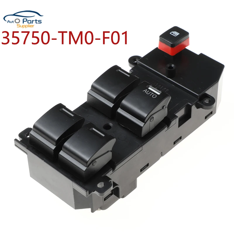 New 35750-TM0-F01 35750-TM0-A01 Power Window Master Control Switch for Honda City 2007-2012 35750TM0F01 35750TM0A01