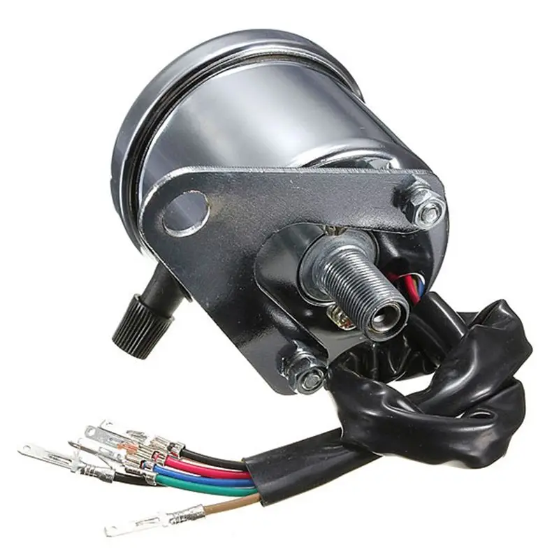 Leading-Edge-Motorcycle Universal 12V LCD Speedometer Odometer Gauge Dual Purpose With LED Signal Light Backlight Indicator