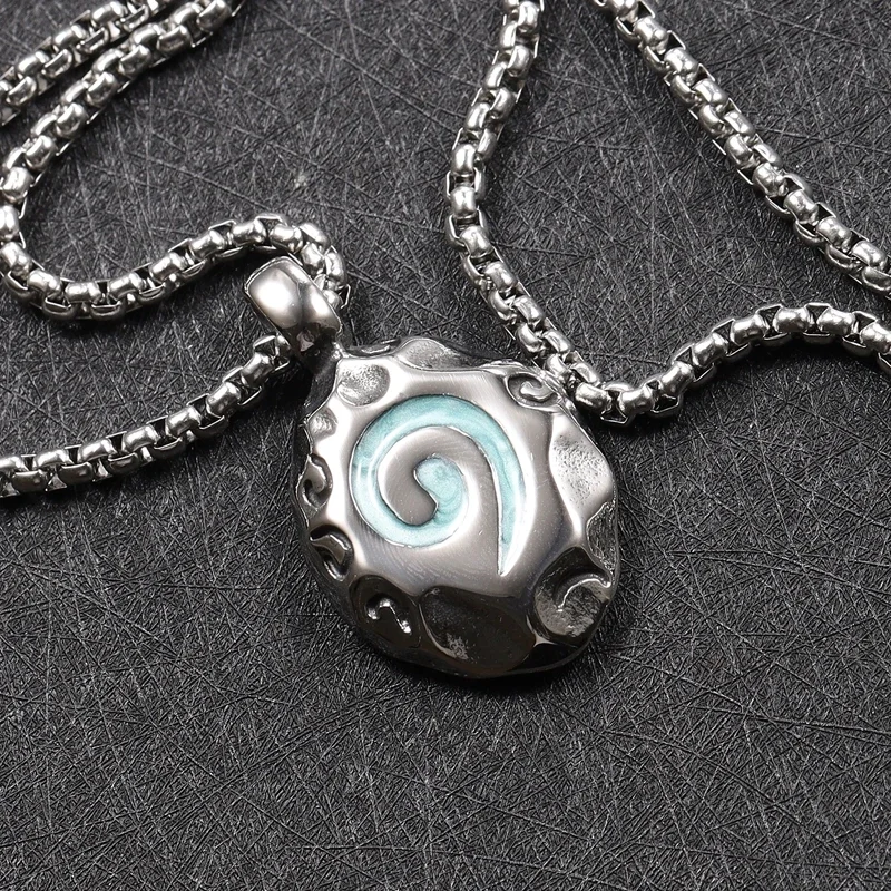 WoW World of Warcraft Hearthstone Glass Round Pendant Charm Necklace Fine Jewellery Bronze Link Chain 60cm Designer Charms