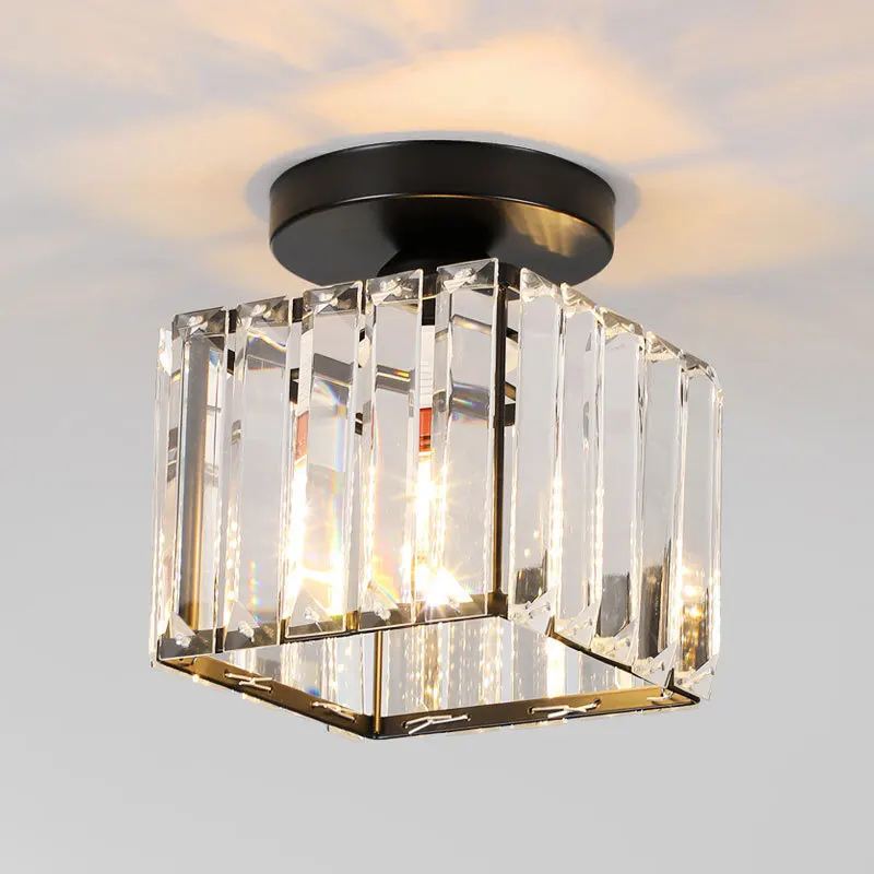 

Crystal LED Aisle Lamp Corridor Bathroom Kitchen Entrance Hallway Balcony Ceiling Light Home Decor Hallway Indoor Lighting