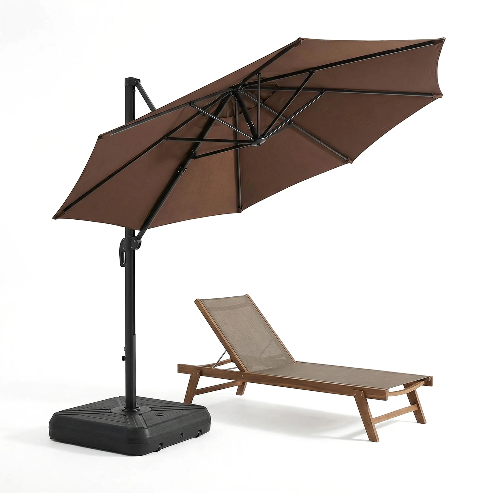 

Кронштейн-основание для консольного зонта с колесами, квадратное, на колесиках, грузоподъемность 130 кг, для сада, двора, террасы, у бассейна